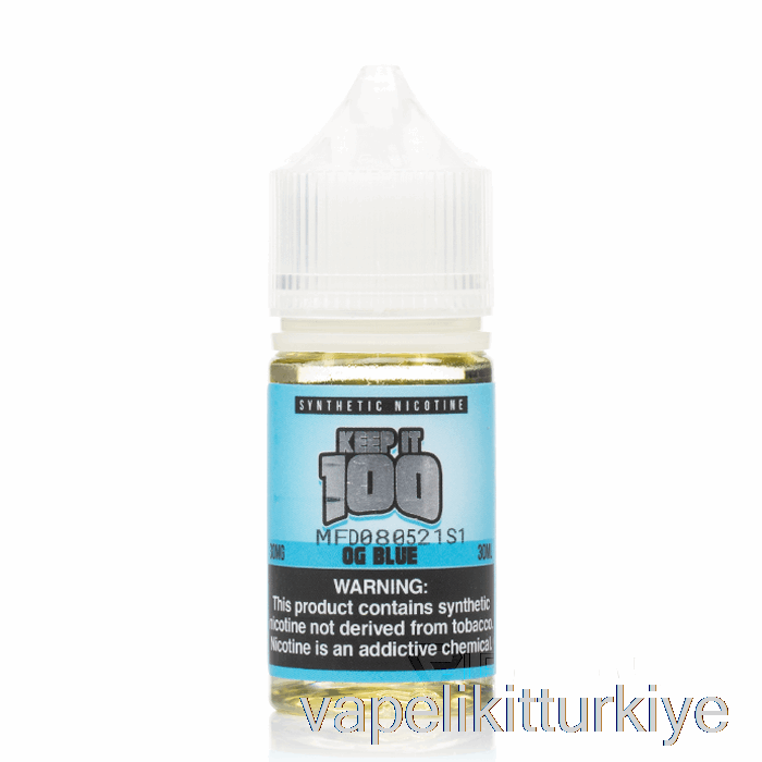 Elektronik Sigara Ve Mavi Tuzlar - 100 - 30ml 50mg Arasında Tutun